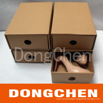 Recybled Corrugated Folding Shoe Package Box